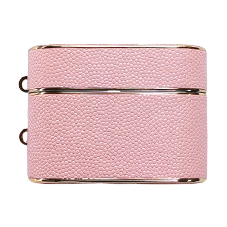 For AirPods 4 Cylindrical Ball Texture Bluetooth Earphone Protective Case(Pink)