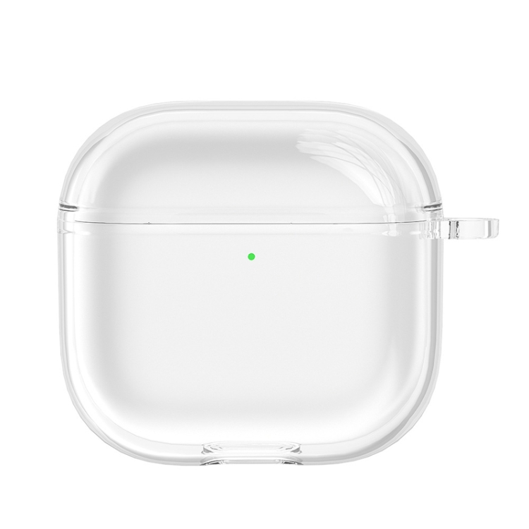 For AirPods 4 Earphone Soft Protective Case, Size: Without Keychain(Transparent)