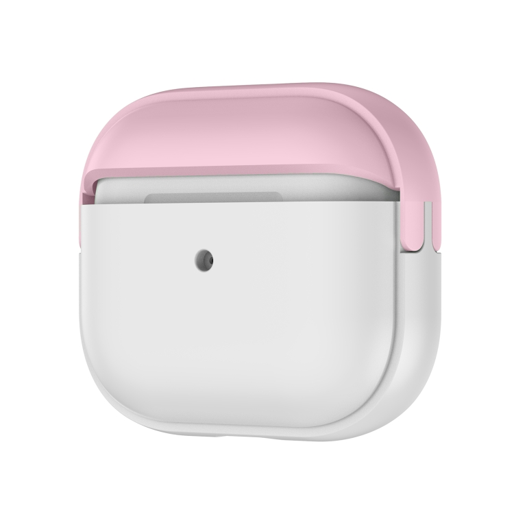 For AirPods 4 Moonlight Box TPU Shockproof Earphone Protective Case(Pink + Frosted)