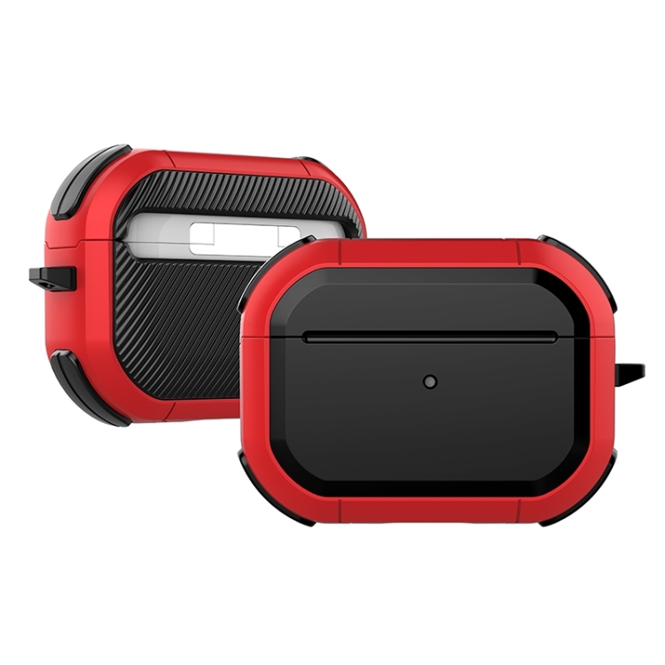 For AirPods 4 Thunder Mecha Wireless Bluetooth Earphones TPU Protective Case(Red)