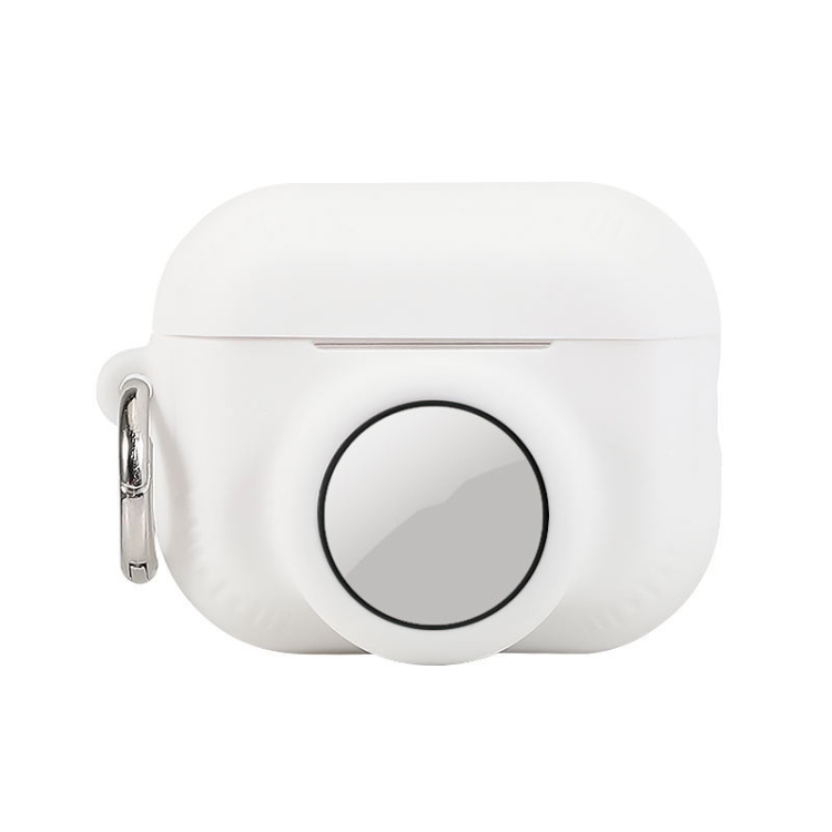 For AirPods Pro 2 / Airtag 2 In 1 All-inclusive Silicone Anti-drop Protection Case(White)