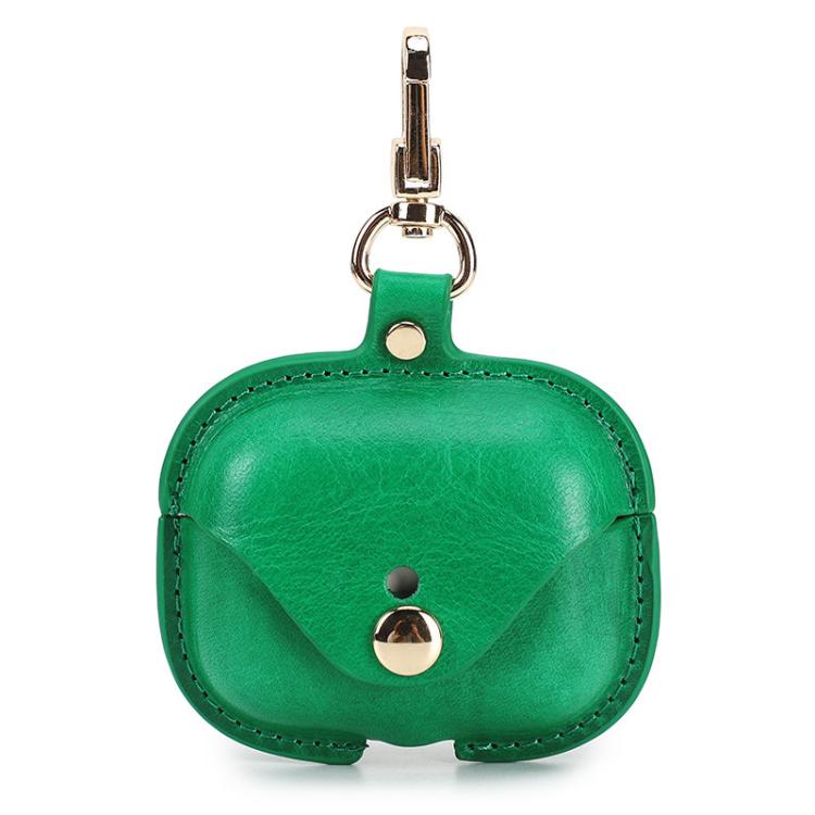 For AirPods Pro 2 CONTACTS FAMILY CFG2002 Wireless Bluetooth Earphone Protective Case(Green)