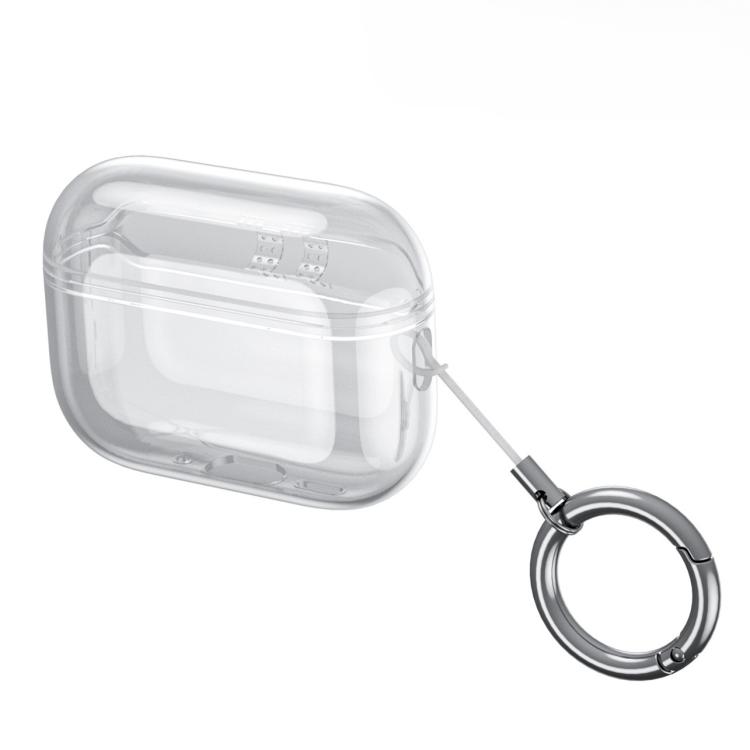 For Airpods Pro 2 Integrated High Transparency Full Coverage TPU Protective Earbuds Case(Transparent)