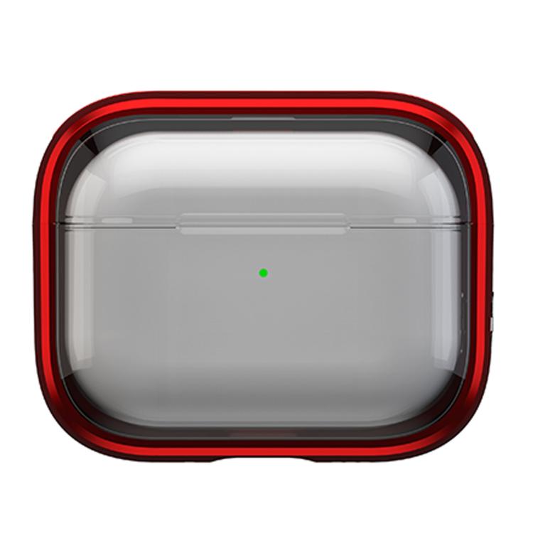 For AirPods Pro 2 Xuanjing Creative Stand TPU Earphone Protective Cover(Deep Red)