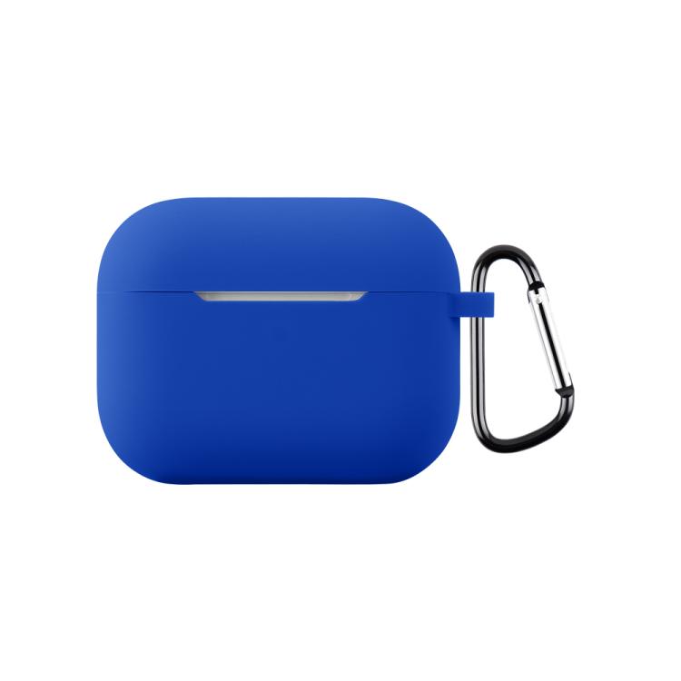For AirPods Pro 3 2.0mm Silicone Earphone Protective Cover with Hook(Deep Blue)