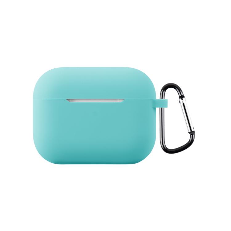 For AirPods Pro 3 2.0mm Silicone Earphone Protective Cover with Hook(Mint Green)