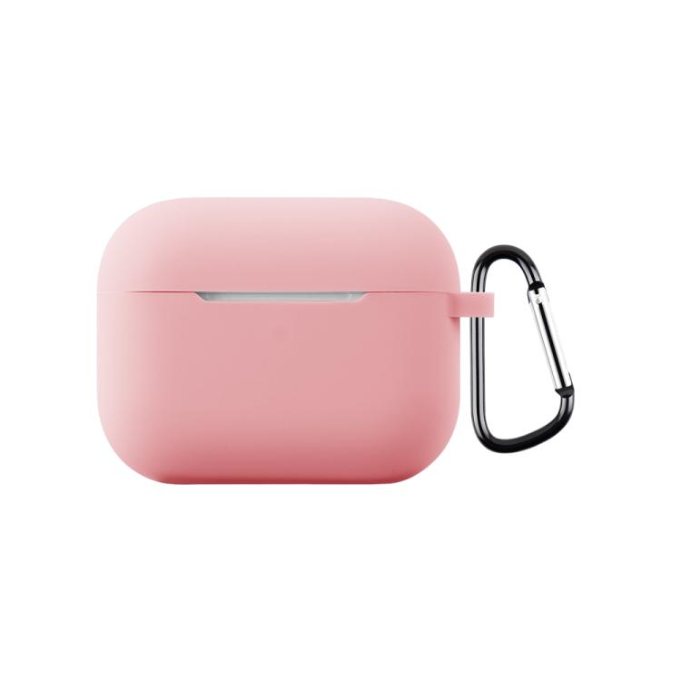 For AirPods Pro 3 2.0mm Silicone Earphone Protective Cover with Hook(Pink)