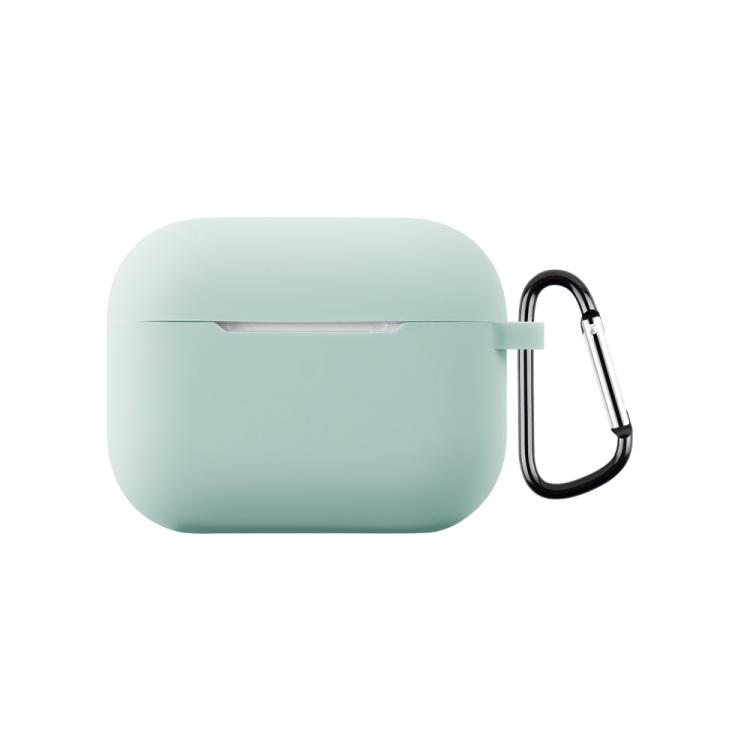 For AirPods Pro 3 2.0mm Silicone Earphone Protective Cover with Hook(Vanilla Green)