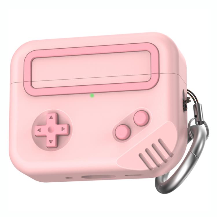 For AirPods Pro 3 AhaStyle JY27 Split Dustproof Drop-proof Silicone Protective Case(Pink)