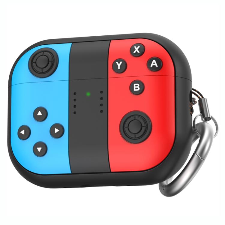 For AirPods Pro 3 AhaStyle JY28 Split Dustproof Drop-proof Silicone Protective Case(Blue Red)