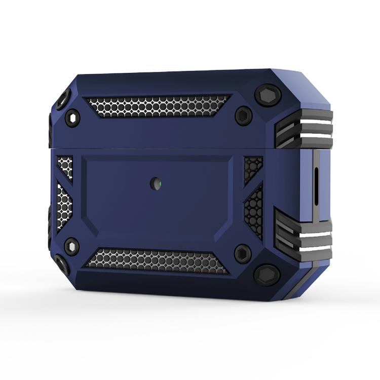 For AirPods Pro 3 Armor Four-corner Shockproof Earphone Protective Cover(Blue)