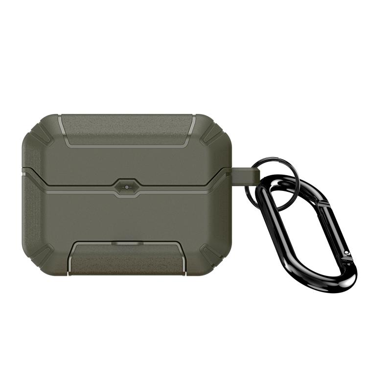 For AirPods Pro 3 DUX DUCIS PECS Series Crab-tail Design Non-slip Shockproof Earphones Case(Green)