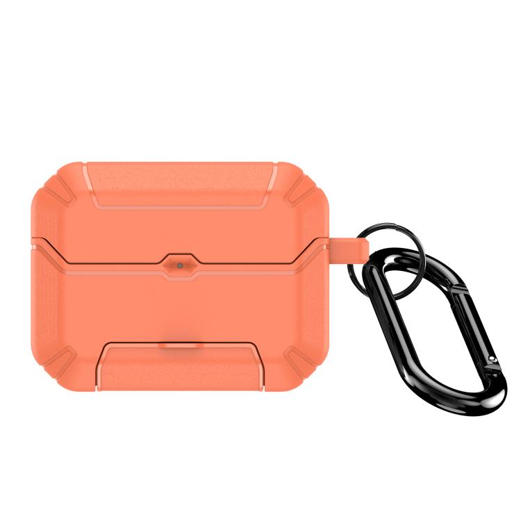 For AirPods Pro 3 DUX DUCIS PECS Series Crab-tail Design Non-slip Shockproof Earphones Case(Orange)