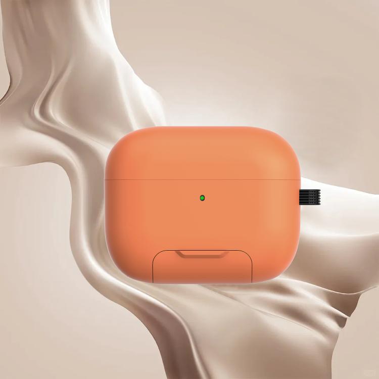 For AirPods Pro 3 Galaxy Dual Magnetic Earphone Protective Case(Orange)