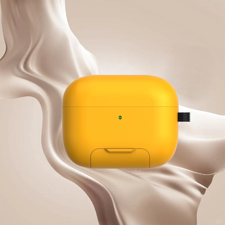 For AirPods Pro 3 Galaxy Dual Magnetic Earphone Protective Case(Yellow)