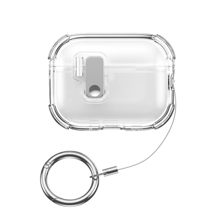For AirPods Pro 3 Ice Crystals Shockproof Earphone Protective Case(Transparent)