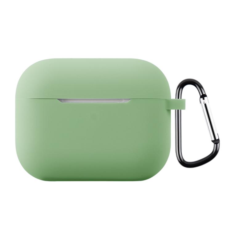 For AirPods Pro 3 Silicone Earphone Protective Case with Hook Thickness: 1.3mm(Matcha Green)