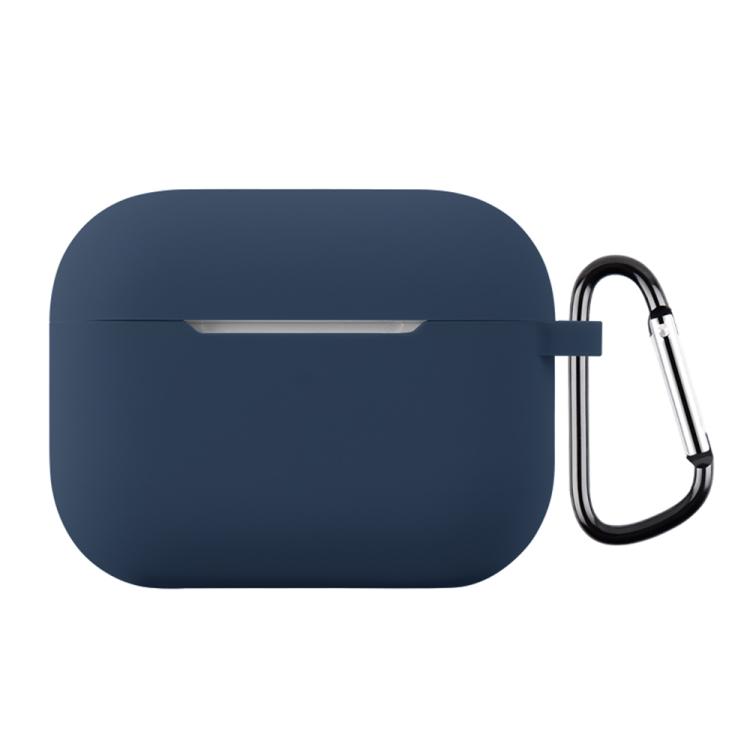 For AirPods Pro 3 Silicone Earphone Protective Case with Hook Thickness: 1.3mm(Midnight Blue)