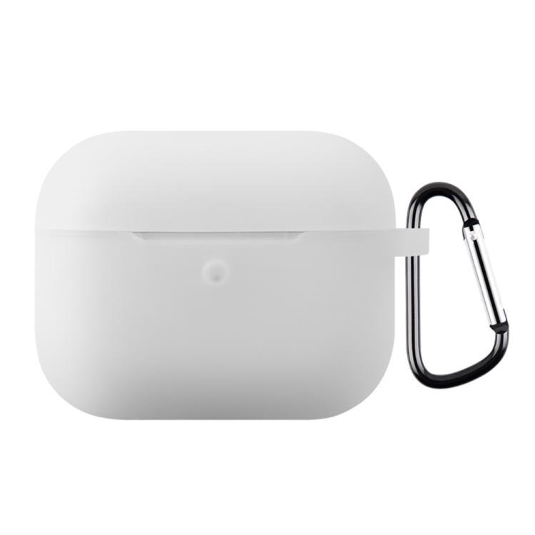 For AirPods Pro 3 Silicone Earphone Protective Case with Hook Thickness: 1.3mm(Transparent)