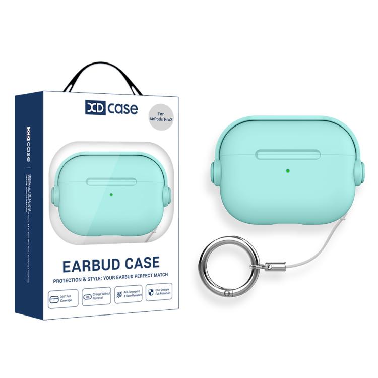 For AirPods Pro 3 XDcase Music Boy Macaron Earbud Case with Ring Buckle(Green)