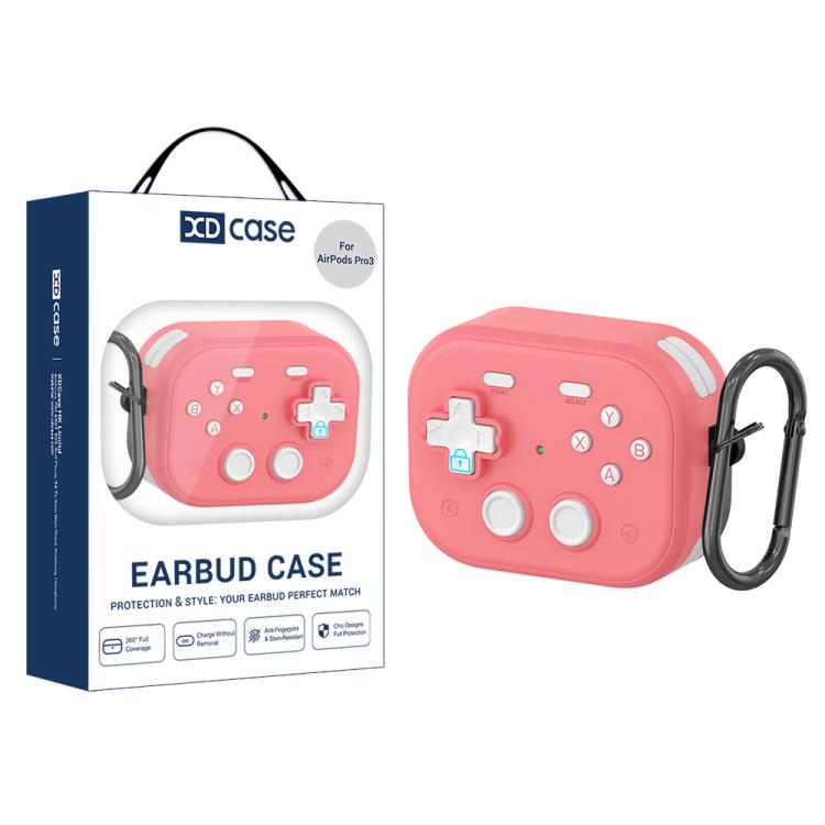 For AirPods Pro 3 XDcase Retro Game Console Design Earbuds Protective Case(Green)