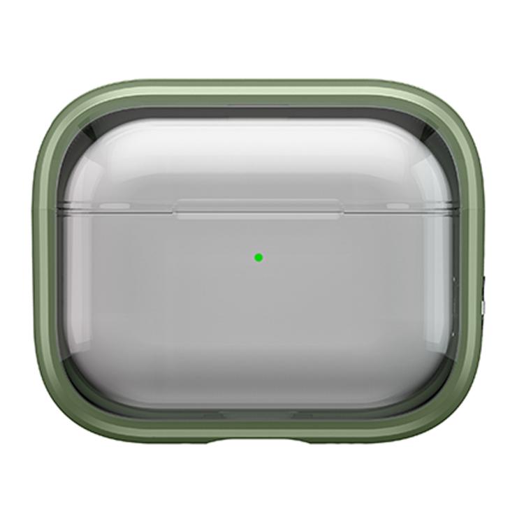 For AirPods Pro 3 Xuanjing Creative Stand TPU Earphone Protective Cover(Emerald Green)
