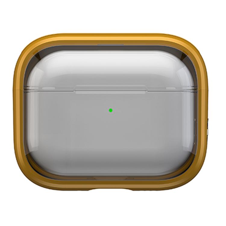 For AirPods Pro 3 Xuanjing Creative Stand TPU Earphone Protective Cover(Lemon Yellow)