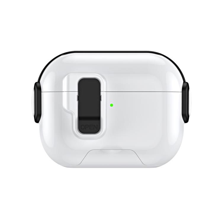 For AirPods Pro Music Fairy Lock Earphone Cover with Holder(Black)