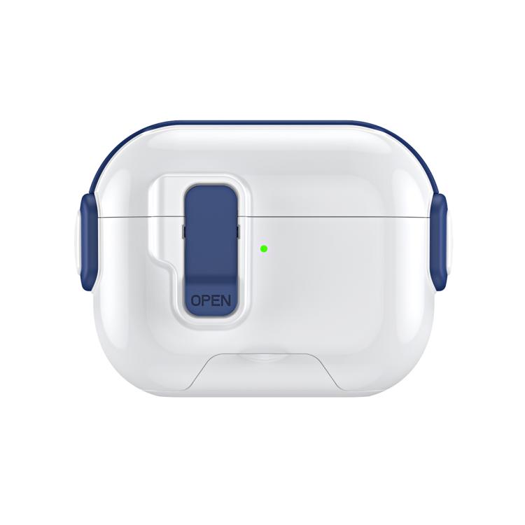 For AirPods Pro Music Fairy Lock Earphone Cover with Holder(Blue)