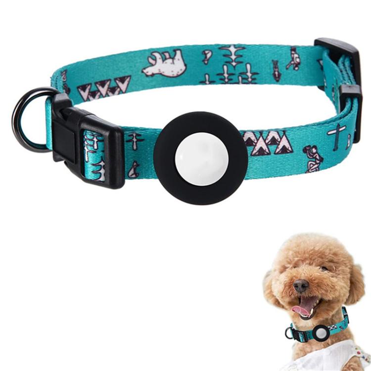 For AirTag 2nd Gen / AirTag 1st Gen Tracker Waterproof Silicone Case Pet Collar Cats Dog Neck Collar, Size: M(Bear)