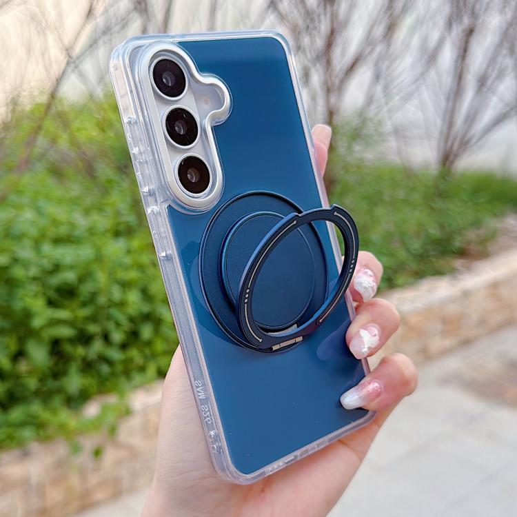 For Galaxy S26 5G Color Magnetic Ring Holder Phone Case(Blue)