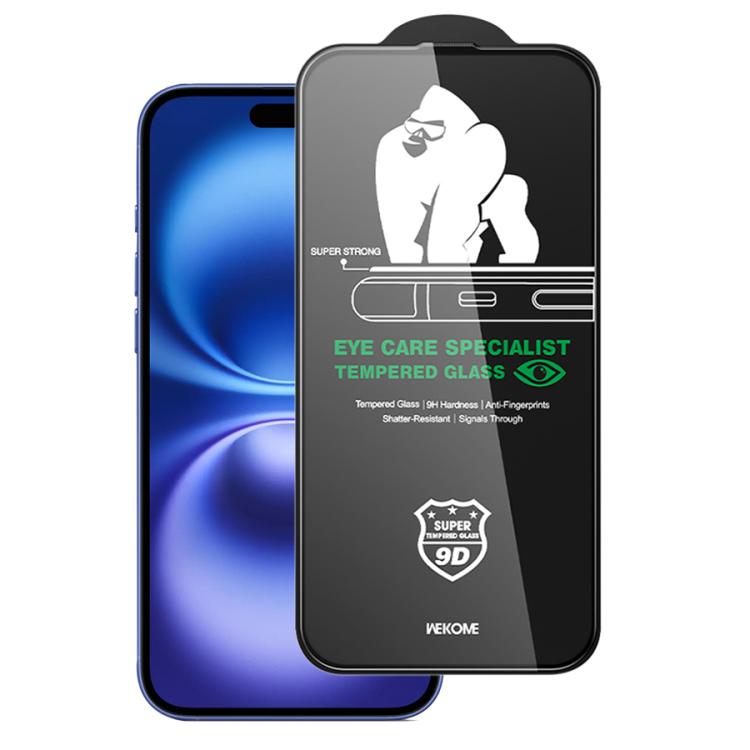 For iPhone 16 / 15 WK WTP-126 Vacha Series KinKong Light-Filtering Ultra- Clear Tempered Glass Film