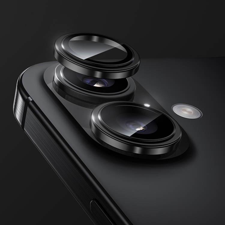 For iPhone 16 Benks King Kong Series Corning Single Metal Lens Protective Film(Black)