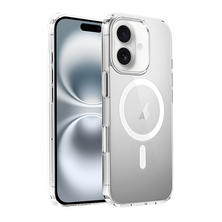 For iPhone 16 Camera Control AI Button Full Coverage MagSafe Magnetic Clear Phone Case