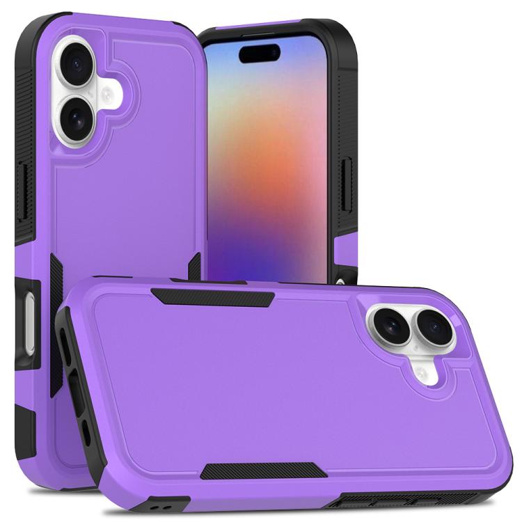For iPhone 17 2 in 1 PC + TPU Phone Case(Purple)