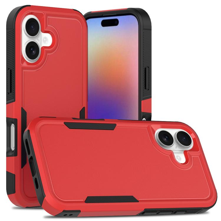 For iPhone 17 2 in 1 PC + TPU Phone Case(Red)