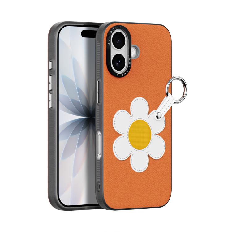 For iPhone 17 DUX DUCIS LUVY Series Phone Case with Finger Ring Buckle(Starlight Daisy)