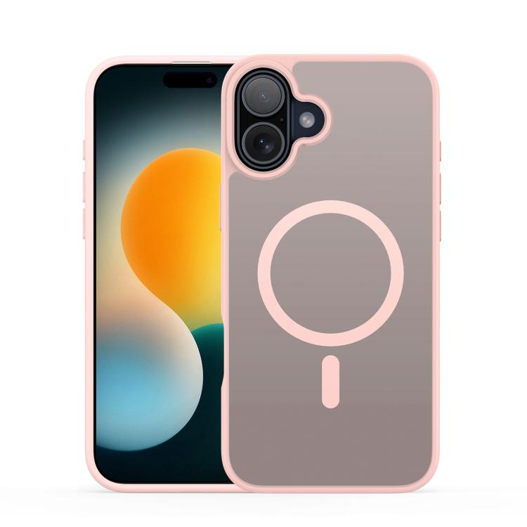 For iPhone 17 DUX DUCIS Yind Series MagSafe TPU Hybrid PC Phone Case(Light Pink)