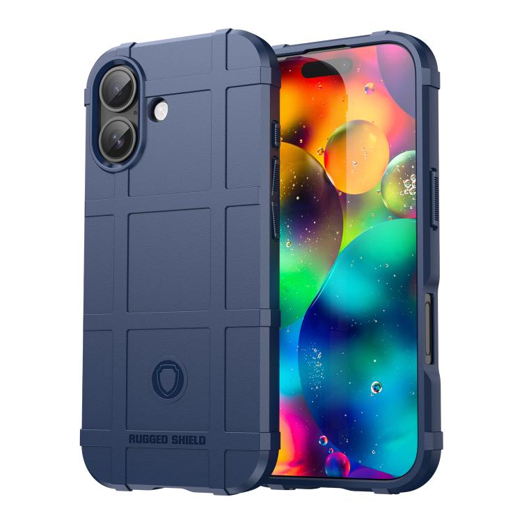 For iPhone 17 Full Coverage Shockproof TPU Phone Case(Blue)