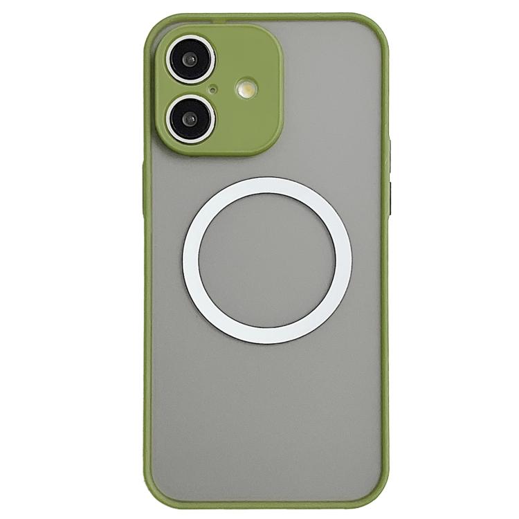 For iPhone 17 Hawkeye Skin Feel MagSafe Phone Case(Army Green)