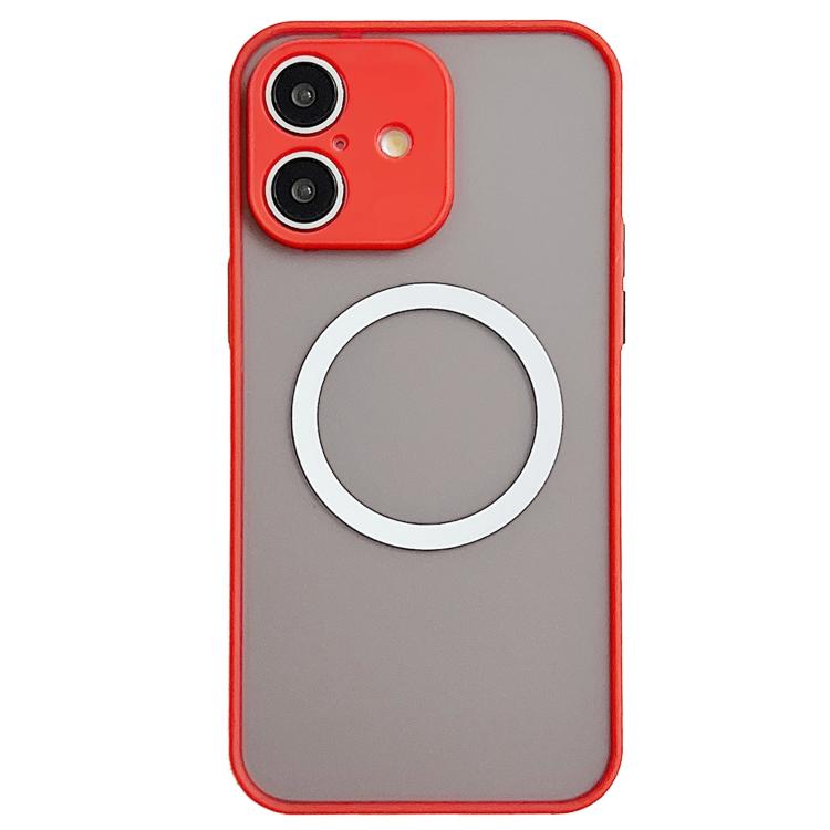 For iPhone 17 Hawkeye Skin Feel MagSafe Phone Case(Red)