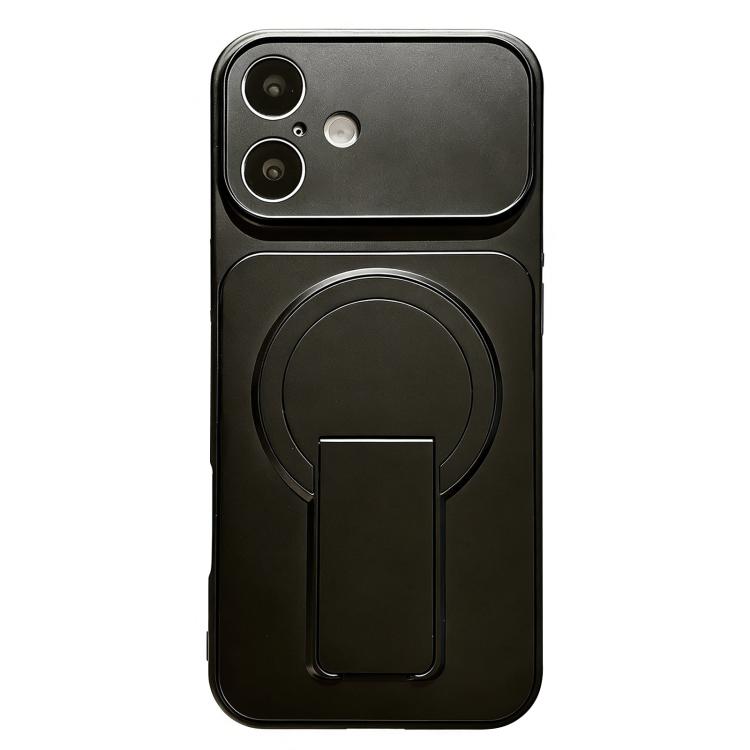 For iPhone 17 Instantly Transforms Into 17 Pro Invisible Holder Magnetic Phone Case(Black)