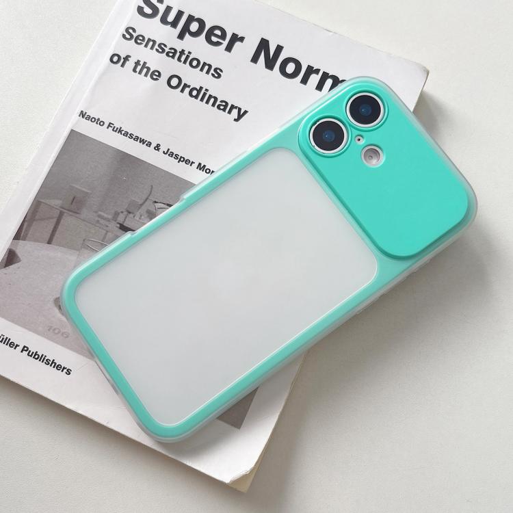 For iPhone 17 Large Window Precision Hole Skin Feel TPU Hybrid PC Phone Case(Blue)