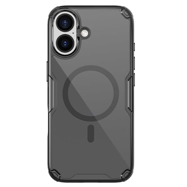 For iPhone 17 NILLKIN Ultra Clear Magsafe PC + TPU Phone Case(Black)