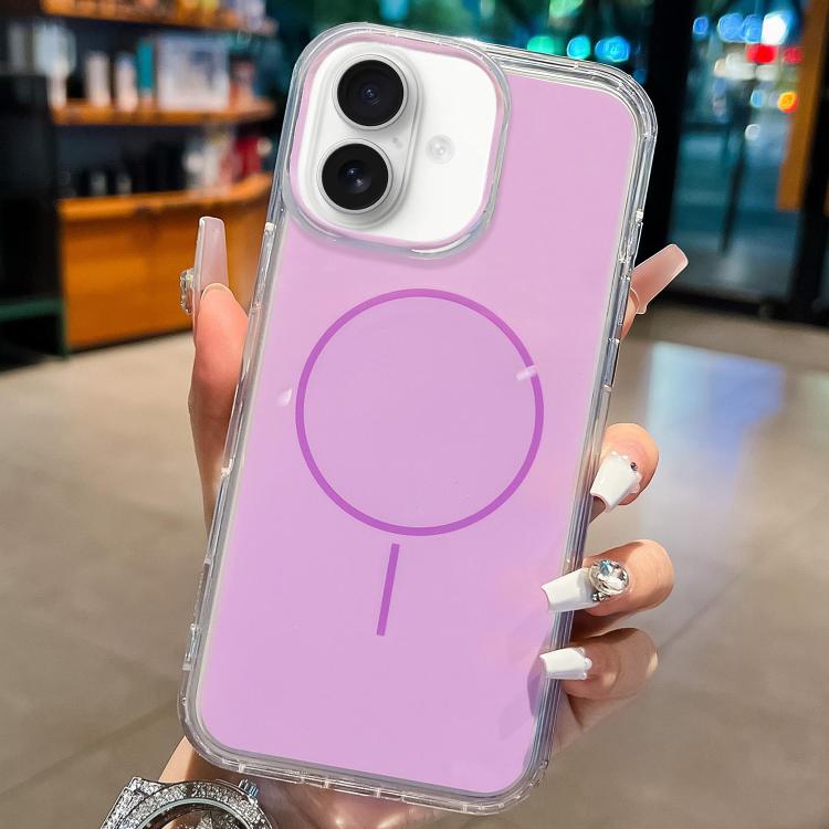 For iPhone 17 Official Color Element Magsafe Phone Case(Purple)
