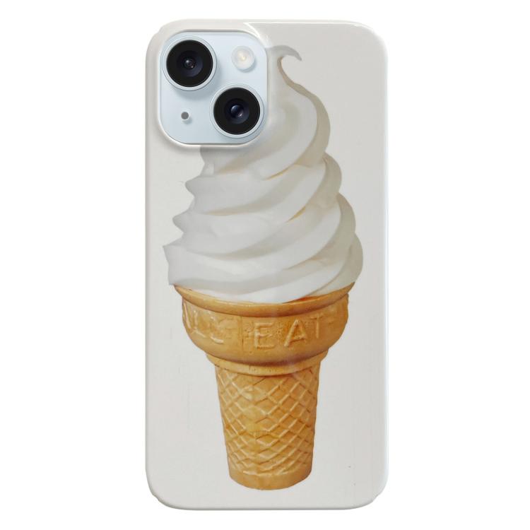 For iPhone 17 Painted Pattern PC Phone Case(Ice Cream)