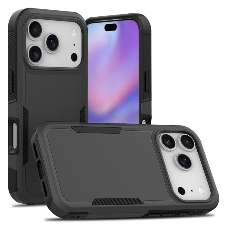 For iPhone 17 Pro 2 in 1 PC + TPU Phone Case(Black)
