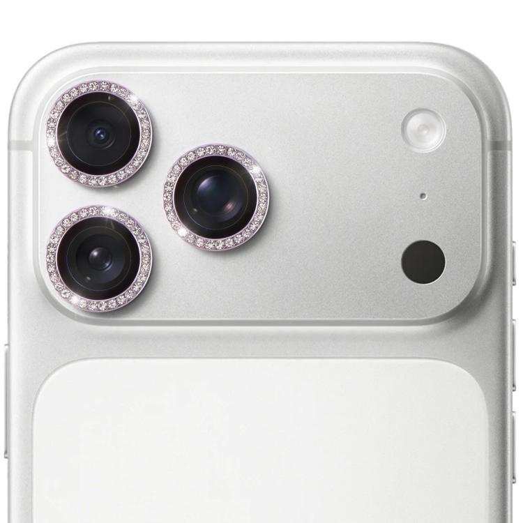 For iPhone 17 Pro 9H Point Drill Camera Lens Protector Ring(Light Purple)