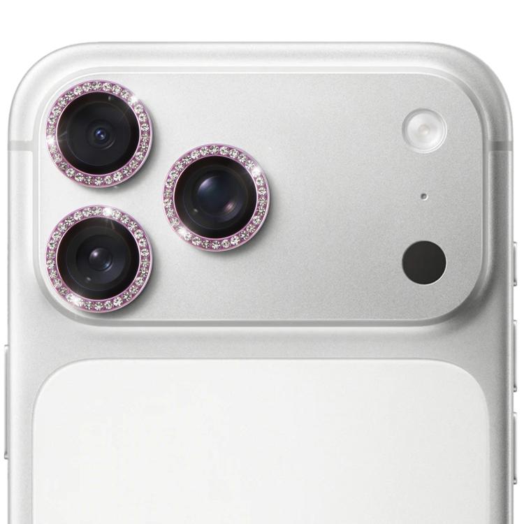 For iPhone 17 Pro 9H Point Drill Camera Lens Protector Ring(Purple)