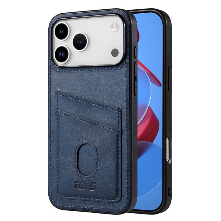 For iPhone 17 Pro AZNS K1 Series Card Slot Business Phone Case(Blue)